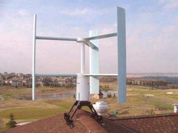 Vertikalna vetrna turbina je učinkovit način za pridobivanje energije