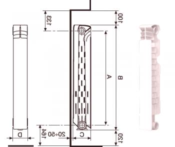 Ogrevalna zmogljivost radiatorjev: računska metoda, formule