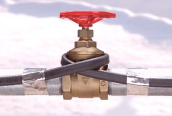 Cable calefactor autorregulador: sistema de calefacción de tuberías de drenaje.