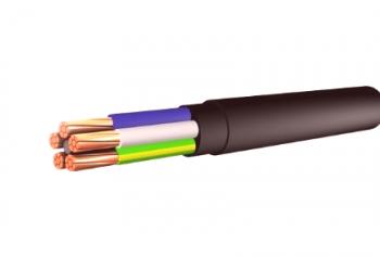 Napajalni kabel PVVG: značilnosti, cena, oblika