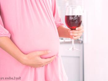 Червено вино по време на бременност