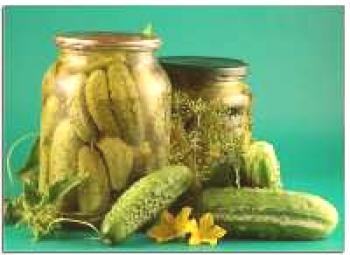 Priprava kumaric za zimo