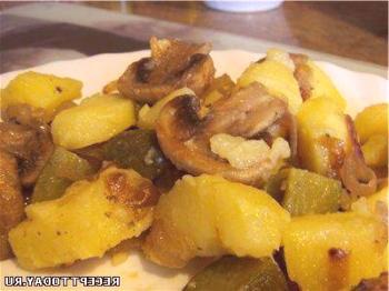 Recept: Krompir z gobami