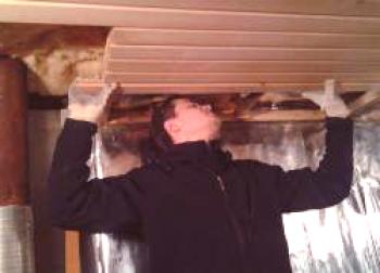 ¿Cómo aislar el techo de la sauna con tus propias manos, qué elegir?