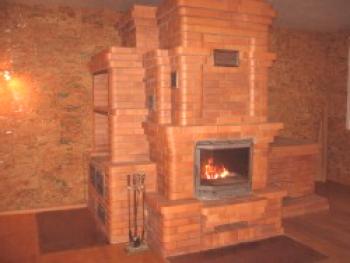 Estufas de chimeneas para casas de campo y villas (foto, video)