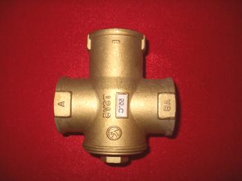 Trosmerni ventil za trdni kotel - cena, shema priključitve in vezanje