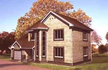 Proyectos y características de construcción de viviendas con sótano con garaje.
