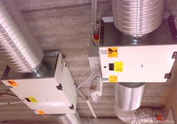 Ventilador de calefacción para ventilación inflable: agua o electricidad, cálculo de potencia.