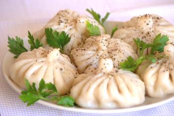 Mantians y calabaza uzbekos: recetas de cocina con fotos