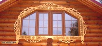 Leseni okvirji na oknih z lastnimi rokami - izrezljani okvirji - predloge, fotografije