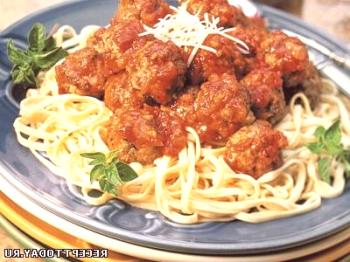 Receta: Espaguetis Con Albóndigas