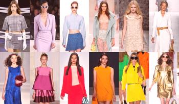 Colores de moda para la temporada primavera-verano 2016.