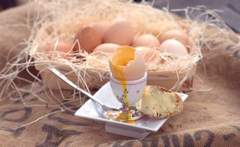 Huevos de gallina crudos: es bueno beberlos o hacerles daño.