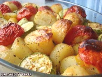 Recept: Dušena zelenjava v pečici