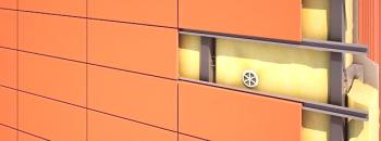 Prezračena fasada - tehnologija vgradnje zgibnih fasadnih sistemov z zračno režo