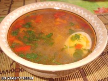Рецепта: Зелена супа от ориз