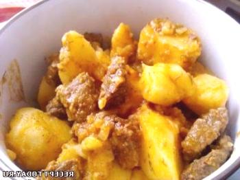 Recept: Mullet-mesni krompir