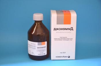 Solución dimexid para el tratamiento de los espolones del talón.