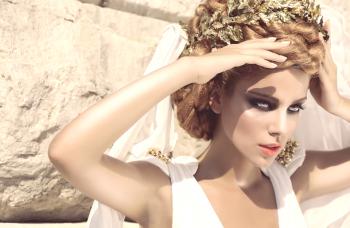 Maquillaje griego y peinado 2016