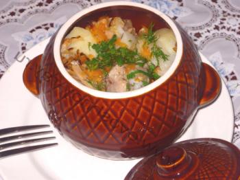 Meso v krompirju s krompirjem: recepti okusnih jedi s fotografijami