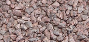 Piedra triturada de granito, características del material.