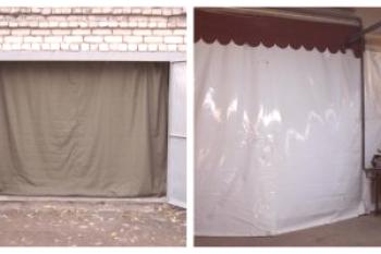 Izbira in izdelava zaves na vratih v garažo