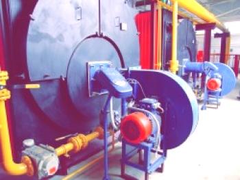 Calderas de agua industriales para gas y combustibles sólidos (foto, video)