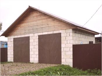 Garaža z bloki žlindre z lastnimi rokami