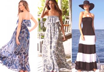 Patrón de vestido de verano - modelos largos y cortos.