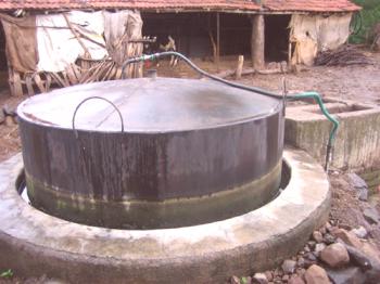 Producción de biogás a domicilio.