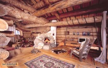Notranjost notranjosti lesene hiše z lastnimi rokami - kakšne so možnosti oblikovanja in kateri stil izbrati