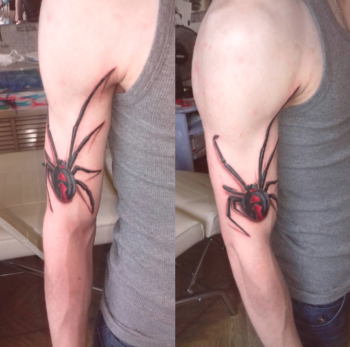 El valor de un tatuaje de araña