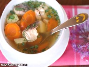 Receta: Sopa de pescado con rábano picante.