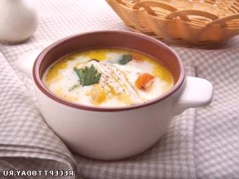 Recept: Sirna piščančja juha