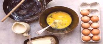 Kako narediti omlet iz jajc - fotografije in video posnetke