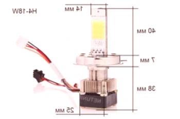 Tipos y descripción de los modelos de lámparas LED h4.