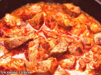 Receta: Goulash De Tomates De Cerdo