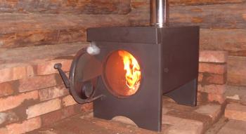 Kako narediti peč za garažo na les z lastnimi rokami?