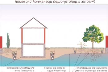Изхвърляне на вода от къщата: начини за защита на фондацията от буря и подземни води