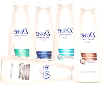 Shampoo Dove (Dove): Referencias de productos Recuperación intensiva, secado, nutrición y cuidado básico, para cabello graso