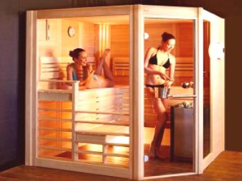 Mini sauna en el apartamento: foto y video de varias opciones.