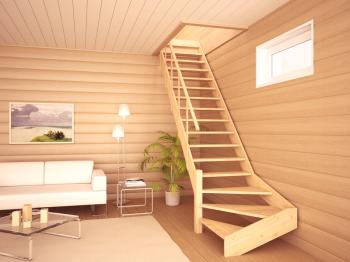 Escaleras de madera con sus propias manos: elección de lugar, construcción, construcción.