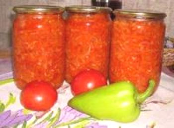 Lecho de pimienta búlgara para el invierno es delicioso: tus dedos establecerán recetas de la foto