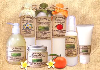Champú orgánico de Tai: Remedios naturales para el cabello - Frangipani, pomelo tailandés, loto real, hierba de limón