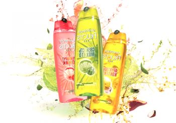 Garnier šampon: pregledi serije Sadje, Ultra Doux za barvane, suhe, mastne lase.