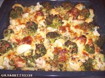 Рецепта: Запеканка с пиле и броколи