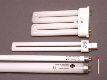 Tipos de lámparas de iluminación fluorescente y sus bases - precio y potencia