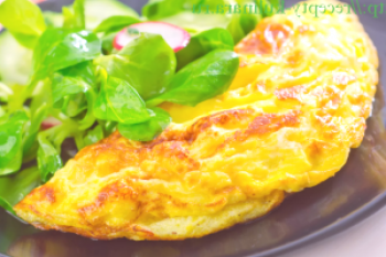 Omlet z mlekom in jajci - 9 korakov kuharskih receptov