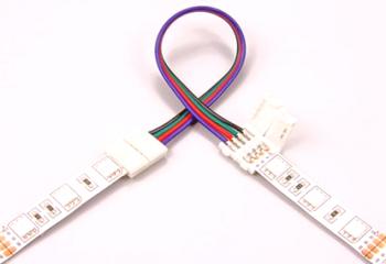 Cómo combinar la cinta LED: conector, soldadura.