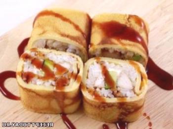 Recept: Roll with Chicken in Pancakes
